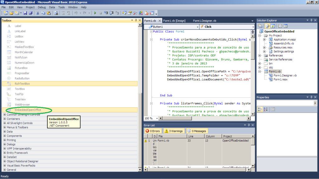 Incorporando o LibreOffice em um código LibreOffice Brasil Blog