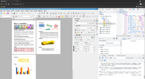 tela demonstrando o LibreOffice WebAssembly