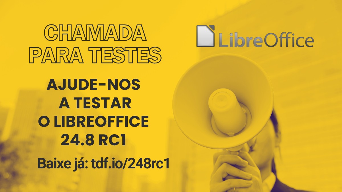 O LibreOffice 24.8 RC1 está disponível para TESTES