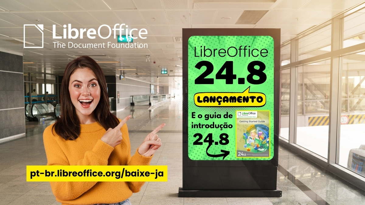Lançamento – LibreOffice 24.8 chegou para transformar sua experiência