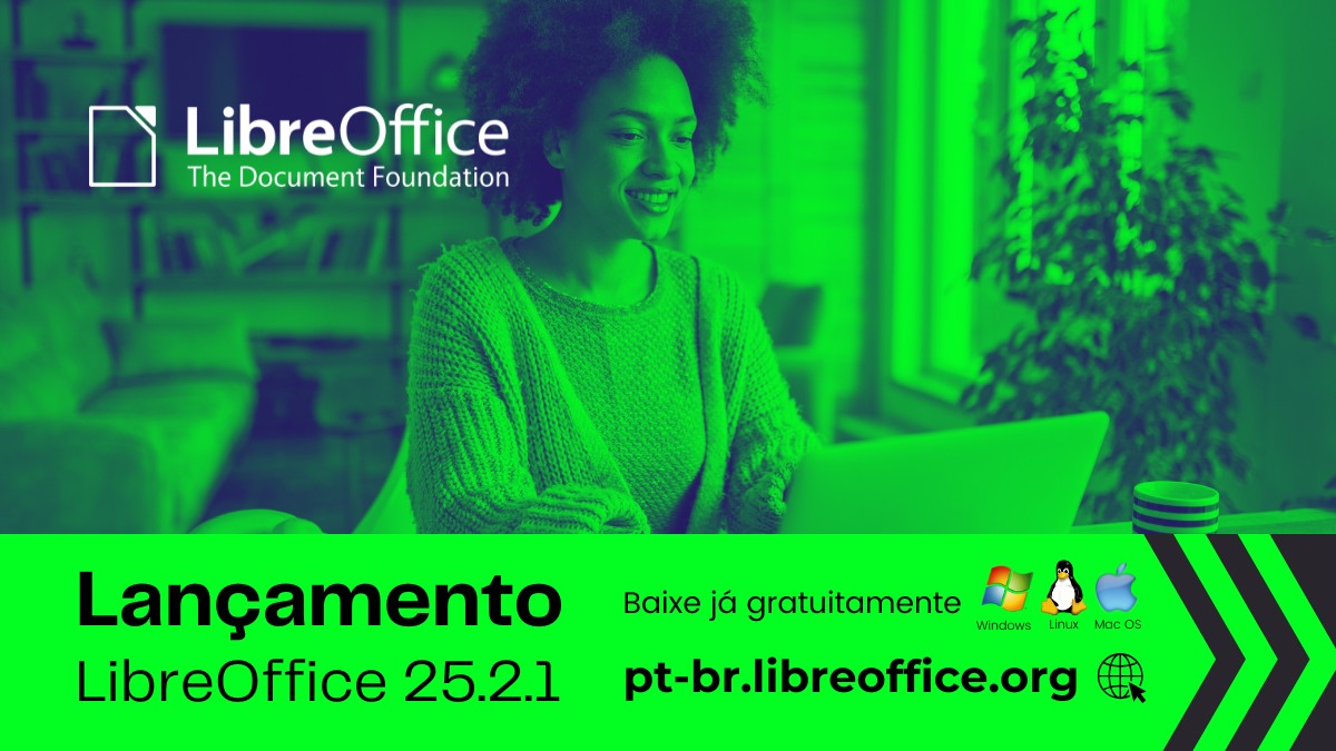 Lançamento do LibreOffice 25.2.1