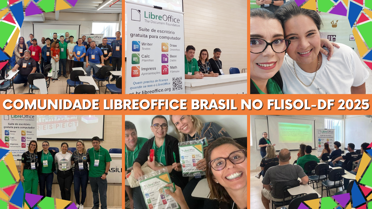 Comunidade LibreOffice brilha no FLISOL Brasília 2025