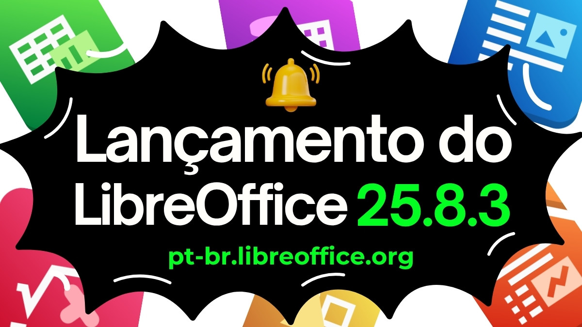 Lançamento do LibreOffice 25.8.3